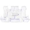 Yuanhe Clear 2 Deck Canasta Playing Card Tray-No Swivel Base