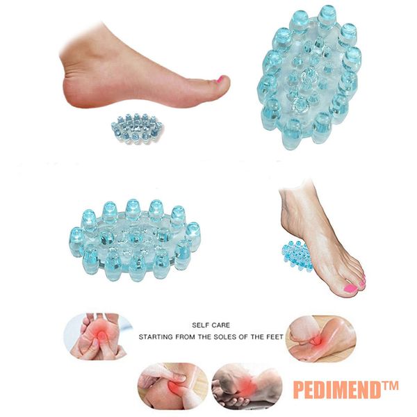 Pedimend™ 2 Pieces Provides Trigger Point Reflexology Therapy | Deep Tissue Self Massager Plantar Fasciitis | Works on Acupuncture Points For Heel Pain & Heel Spurs