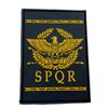 SPQR Ancient Roman Republic PVC Airsoft Paintball Patch (Gold)