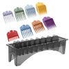 Comb Storage Case,Rectangular Plastic Comb Storage Box 10 Grid Electric Hair Clipper Limit Comb Organizer Comb Storage Case