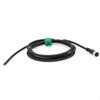 HangTon Sensor Reader Encoder Actuator M12 A Coded 4 pin Female Shield Cable to Open Wire for Industrial Automation, Device Network DeviceNet, CANopen, IO Link, Profibus 5m