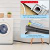 MyLifeUNIT Washing Machine Drain Hose (Black)