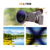 K&F Concept 77mm ND2-32 & CPL Filter, Multi-functional Filter, 2-in-1, 2-in-1, Dimming + Polarizing Effect, 18 Layer Nano Coating, Waterproof, Oleophobic, Scratch Resistant, Variable ND Filter