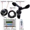 LCD Single Axis Solar Tracker Controller +Wind Speed Sensor DIY Solar Panel Kits