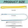 16 Pieces Replacement Drawstrings, Hoodie String Replacement with 3 Pieces Drawstring Threader Tool, Drawcord Replacement for Sweatpants Shorts(Multi)