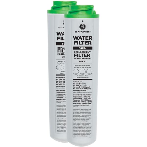 FQK2J under Sink Water Filter Replacement | Dual Flow | Reduces Sediment, Rust &