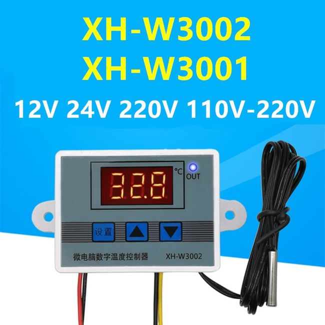 XH-W3002 W3002 AC 110 V-220 V DC 24 V DC 12 V Led Digitale