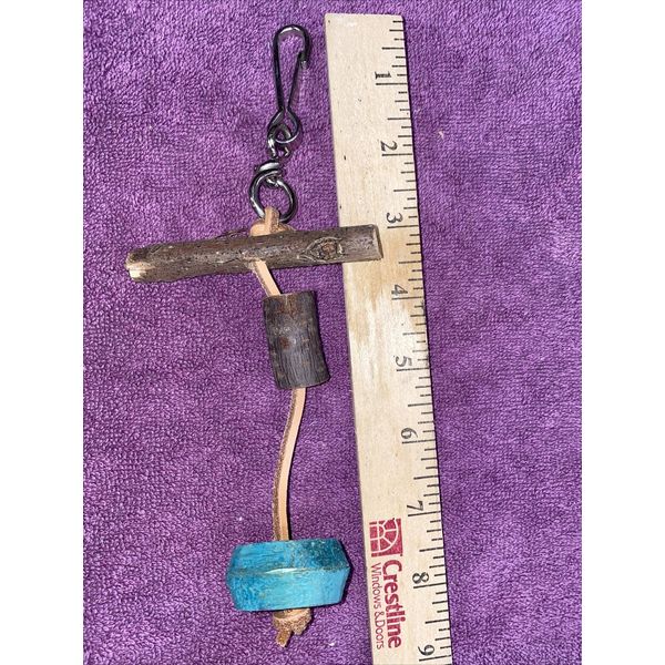 MEDIUM BIRD TOY HARD COMES WITH LEATHER & METAL HASP COMBINED SHIPPING AVALIBLE