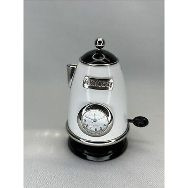 TOKYObay Tea Kettle Clock Vintage For Parts/Repair Missing Handle