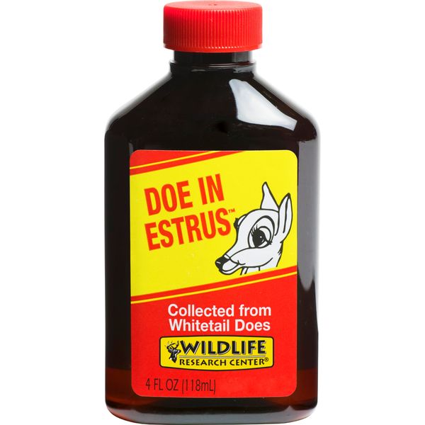 Wildlife Research Center Doe in Estrus Deer Attractant for Whitetail Deer Hunting, 4 Fluid Ounces