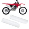Front Fork Guard Dust Protector, Durable Front Shock Fork Cover White Dust Proof for Motocross Race