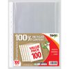 A4 Value Pack 100 Punched Pockets + Free finchley Pen (1)