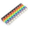 Digital Number Tube Wire Label Cable Marker Colorful Straps Coded Clip Plastic Cable 100PCS KCM-6MM 6square Microcomputer Device