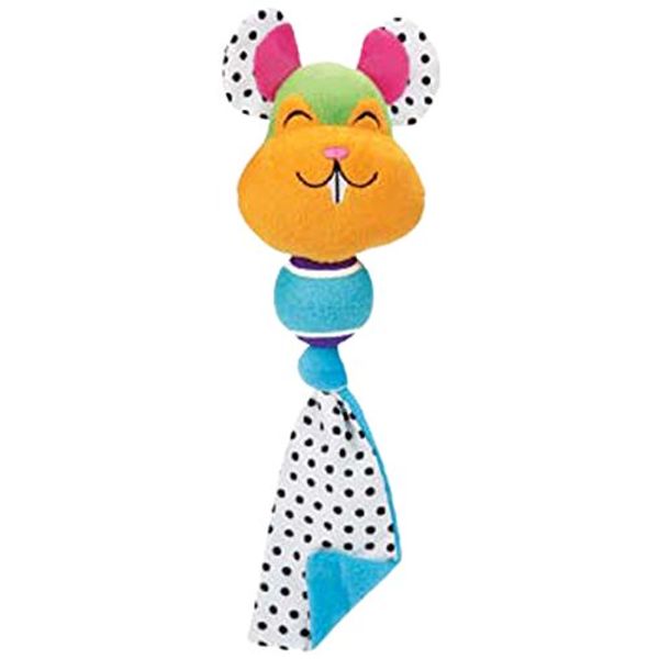Grriggles Tennis Tail Toy, Mouse