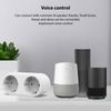 Splenssy Smart Socket Dual Socket, Smart Power Timer Plug, Smart Sharing 16A WiFi Plug with Voice Control Timer Current Meter Power Off Memory Function for Home, Compatible with Zigbee/BLEmesh/TY APP