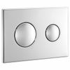 Ideal Standard S4399AA Chrome Dual Flush Plate -Chrome