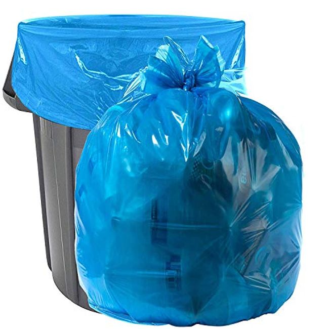 Aluf Plastics 33 Gallon Clear Trash Bags - (Huge 100 Pack) - 33' x 39' -  1.5 MIL (Equivalent) - HP Clear Series - Heavy Duty Industrial Liners Clear