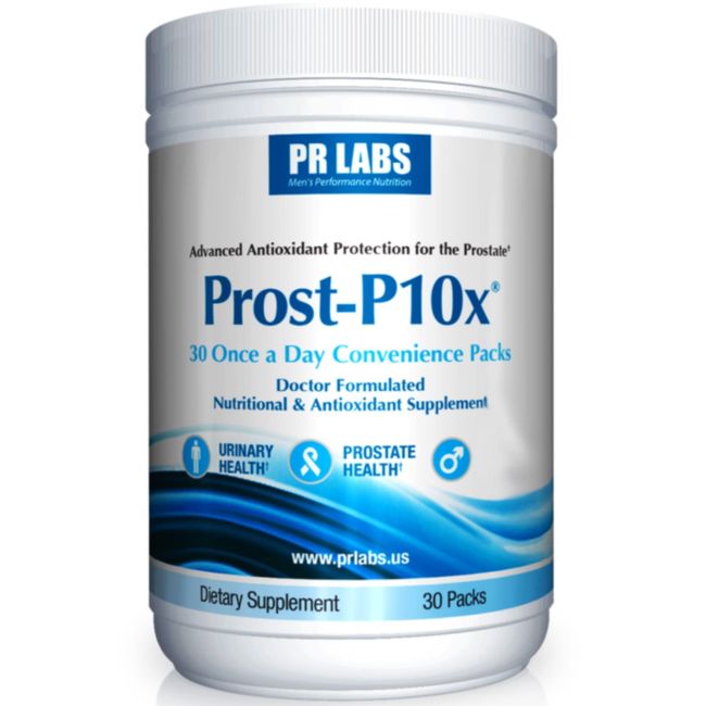 Prost-P10x Doctor Formulated Prostate Supplements for Men, Saw Palmetto, Beta Sitosterol, Prostatitis & BPH Relief, Reduce Frequent Urination & Bathroom Trips (30 Packs, 1 Month Supply)