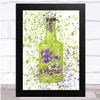 Fingers Lime Rum Splatter Wall Art Print