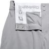 Champro Men's Standard Triple Crown Classic Baseball Pants, Grey, Small