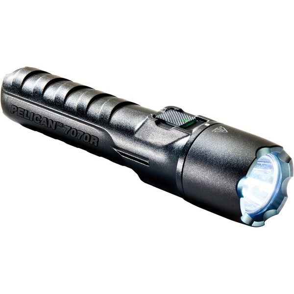 Pelican 7070R Rechargeable Tactical LED Flashlight (Black)