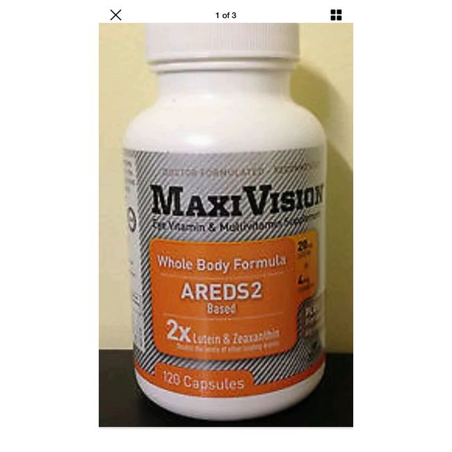 MedOp MaxiVision Whole Body Formula 120 Caps Fast Same Day Free Shipping 30% Off