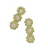 lua Citron Barrette 2-Piece Set, Hairpins, Hair Accessories, Hair Elastics, Hair Clip, Hair Ornament, Hair Clip, Kids, Adults, Women's, Girls, Kids, Stylish, Cute, Brown (Green)