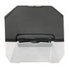 HOMZ 15 Quart Clear Plastic Stackable Storage Container Organizer Bin with Gray Snaplock Latching Lid for Home and Office Organization, 4 Pack