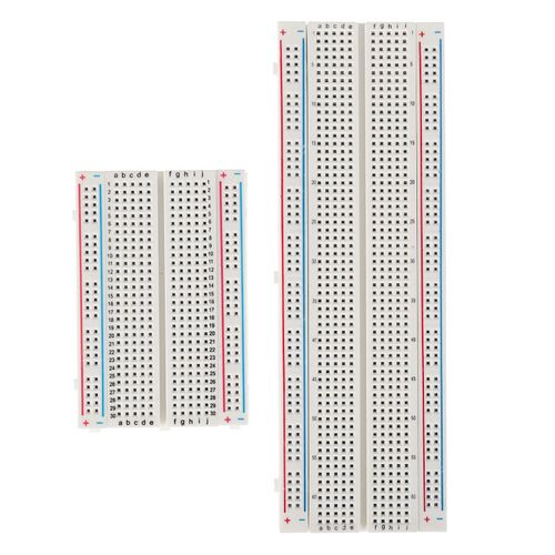 BOJACK 1Pcs 803 Tie points and 1 Pcs 400 Tie Points Solderless Breadboard and 65 Pcs Flexible Breadboard Jumper Wires and 6PCS 170 Points Mini Solderless Breadboard