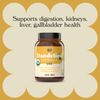 Organic Dandelion Root Powder Extract - 100 Capsules 530mg