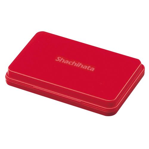 Shachihata HGN-2-R Stamp Pad, Medium, Red