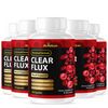 Clear Flux- Blood Support- 5 Bottles- 300 Capsules