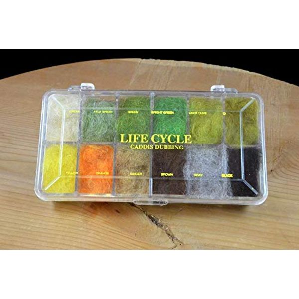 Wapsi Fly Tying Dubbing Dispenser, Life Cycle Caddis Dubbing