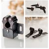 5Pcs Bronze Double Roller Catch Cupboard Cabinet Door Stoppers Damper Buffer Wardrobe Hardware Home Tools