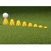 BirTee PRO Speed Golf Tees - Enhanced Durability, 8 Pack. Indoor/Simulator/Winter Tees. (Orange)