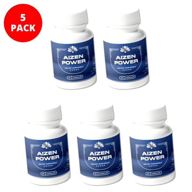 AIZEN POWER™ (Official) Supplement Advanced Formula For Men - 5 Bottles