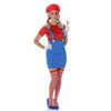 Karnival 81004 GIRL PLUMBERS (RED) Costume, Medium