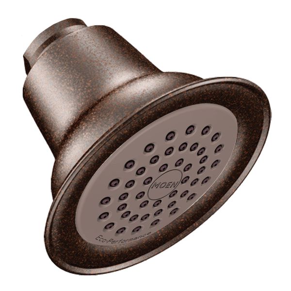 Moen Eco-Performance One-Function Shower Head 6303ORB, Oil-Rubbed Bronze