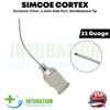 Aspirating Cannula Simcoe Cortex Extractor Sandblasted 0.3mm Side Port 23 gauge