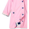 Hatley Girls Button-Up Rain Jacket, Classic Pink, 4T