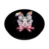 Happy Easter Day Bunny Eggs Süßer glücklicher Osterhase PopSockets Klebender PopGrip