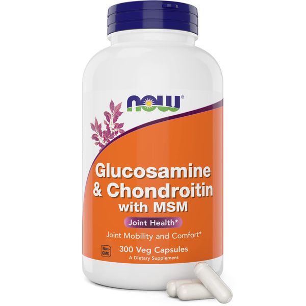Now Glucosamine & Chondroitin with MSM, 300 Capsules