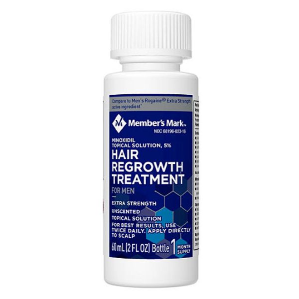 Member's Mark 5%, Hair Regrowth Treatment for Men (2 fl. oz., 6 ct.)