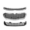 Front Bumper Grille Upper+Center+Lower For 2014-2016 Chevrolet Malibu 3PCS Set