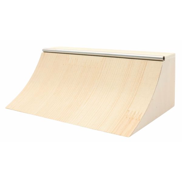 RACOFSB Wooden Fingerboard Ramp Handmade Pro Quarter Pipe Obstacles