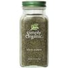 Simply Organic Pepper, Black Medium Grind Certified Organic, 2.31 Ounce