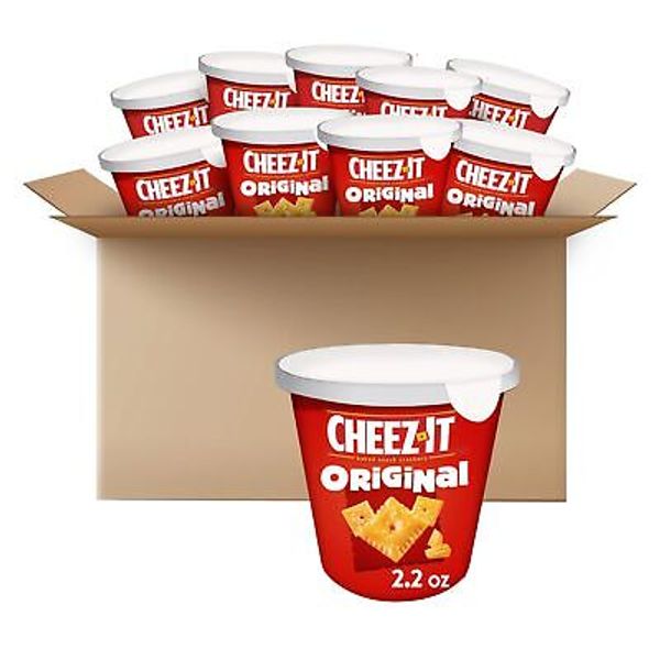 Cheese Crackers, Baked Snack Crackers, Office and Kids Snacks, Original, 22oz...