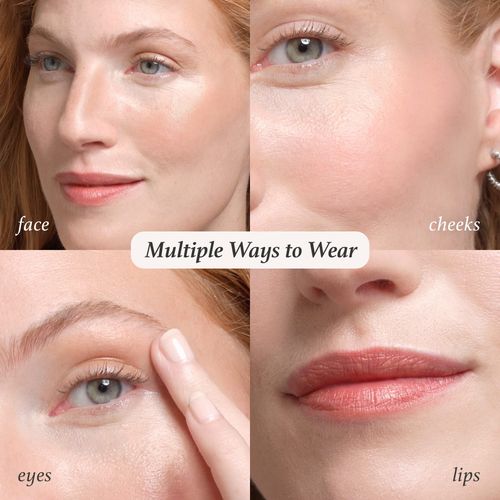 Julep Skip the Brush 3-in-1 Color Stick for Eyes, Cheeks, and Lip Trio Neutral Bronze, Sheer Glow, Golden Guava