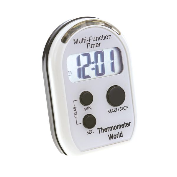 Visual Timer Multi Function With Vibrating Audible and Flashing Alarm - Countdown Timer Ideal For The Visually and Hearing Impaired