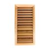 Miller Shingle Rectangle Clear Cedar Vent, Flush Mount - 12 inch x 24 inch